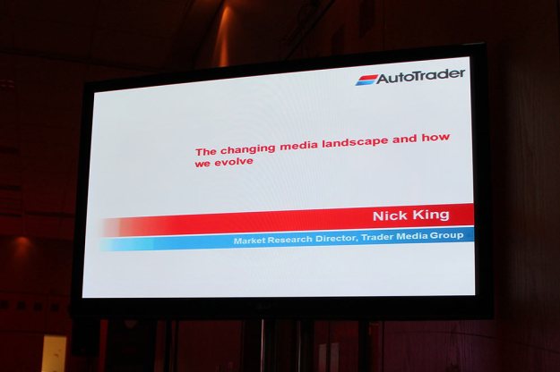 Fantastic presentation from Nick KIng today, AutoTrader's Market Research Director